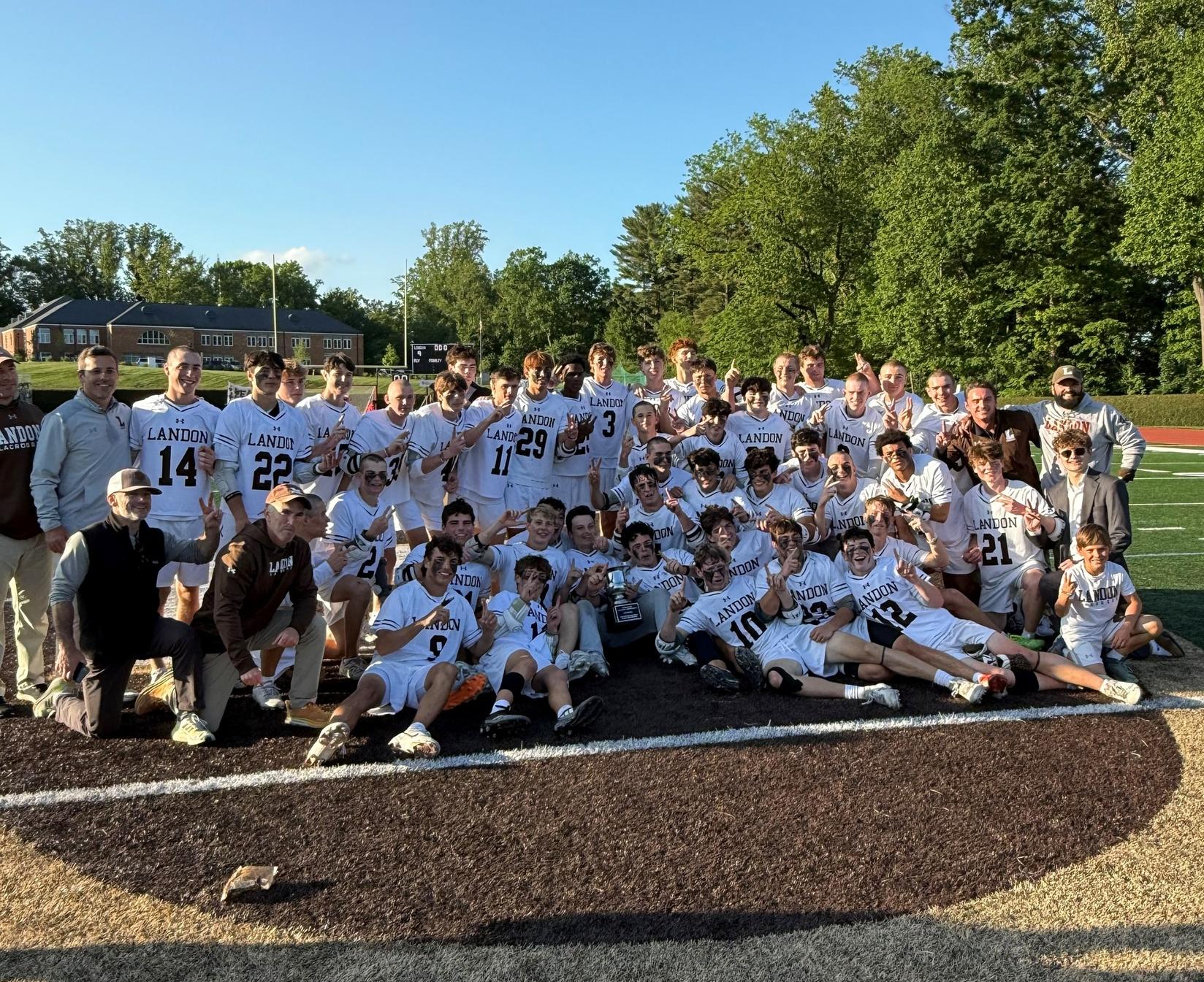 Landon defeats Bullis 9-7 to secure second straight IAC lacrosse title