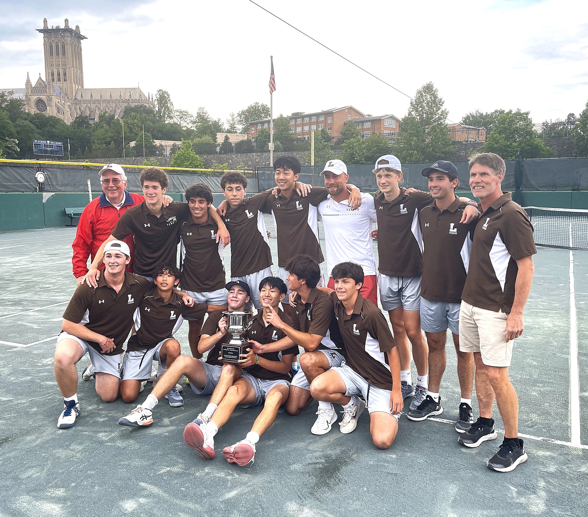 Landon upsets St. Albans to capture IAC Tennis Championship